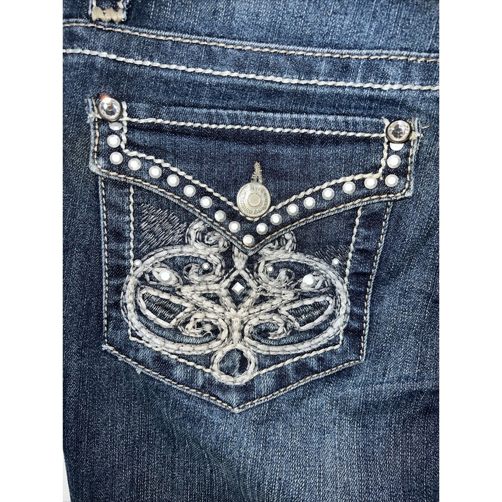 Vintage America Pants Women's Size 26/2 Vintage Ankle Blue Jeans - Picture 3 of 6